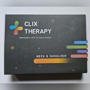 NIB, Sealed, Clix Therapy Neck & Shoulder Reusable Hot & Cold Pack